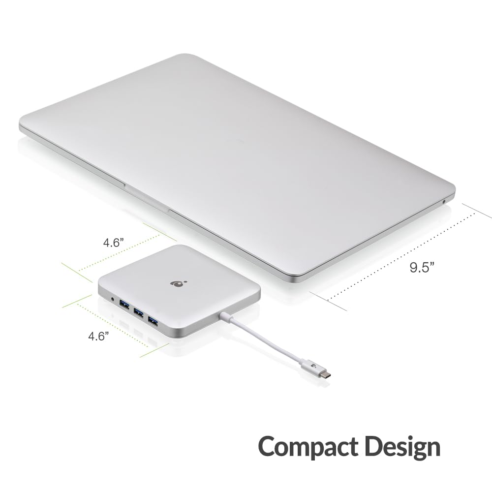 USB-C Docking Station with Power Pass-Thru