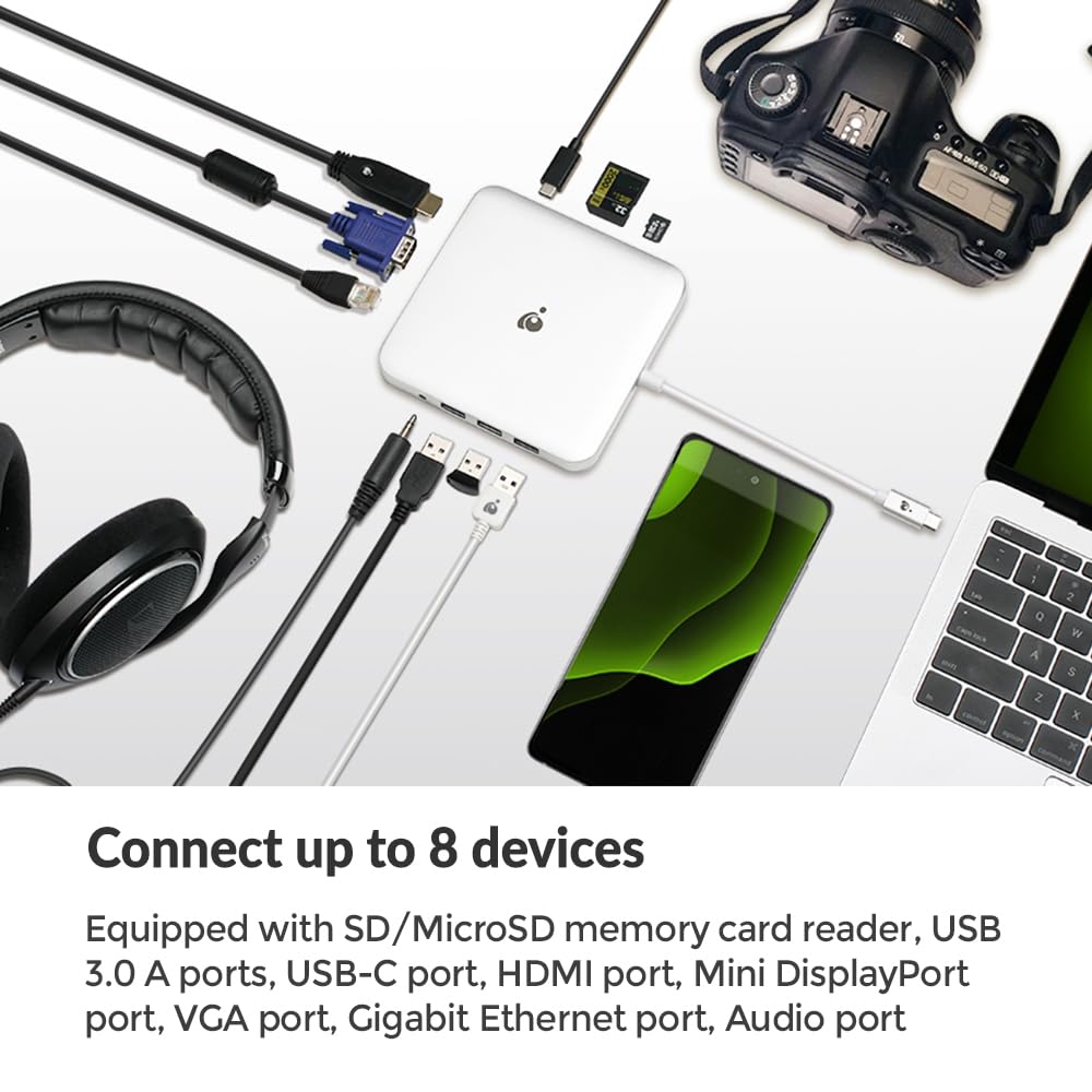 USB-C Docking Station with Power Pass-Thru