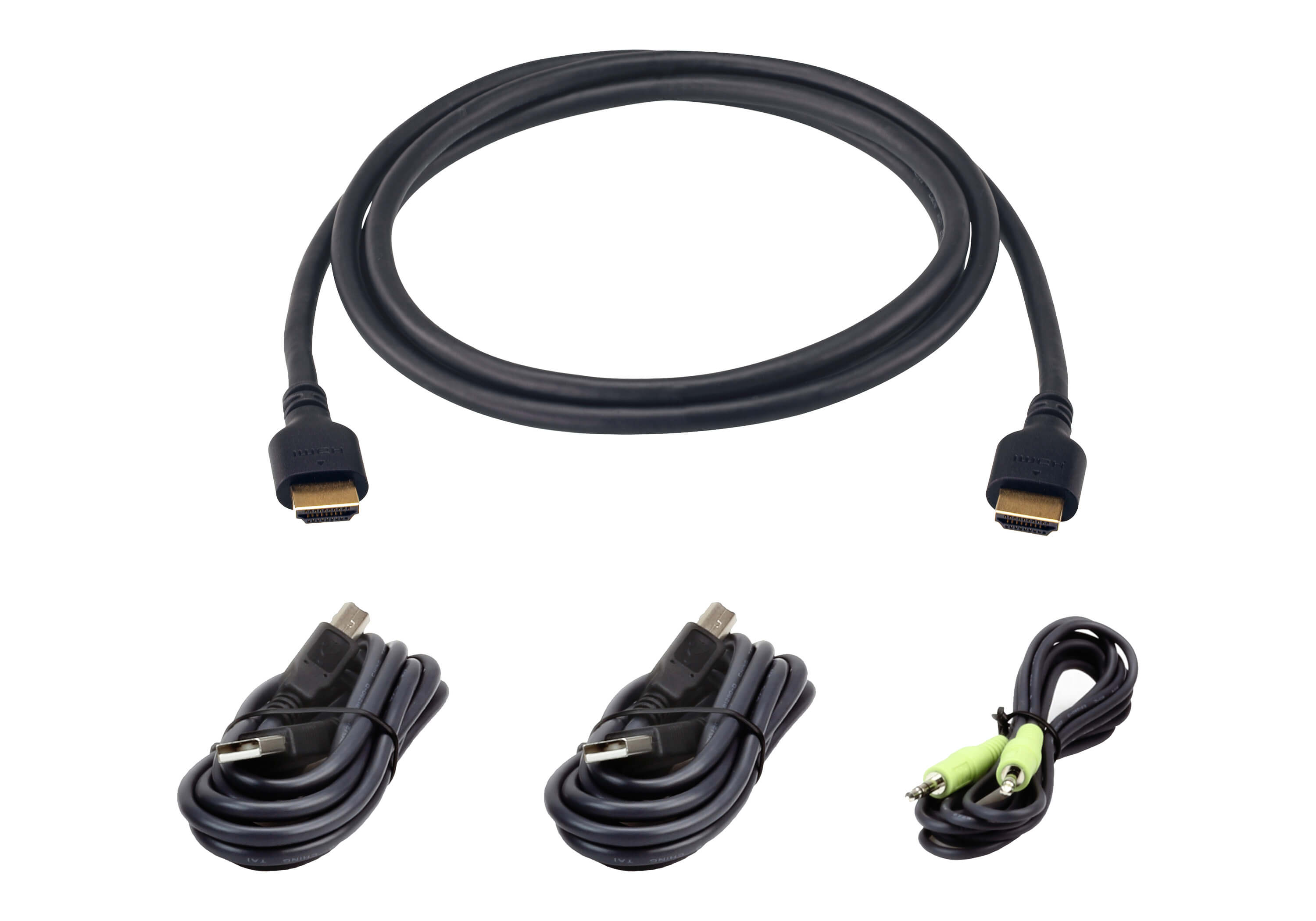 6ft 4K 60Hz HDMI and USB Secure KVM Cable Kit