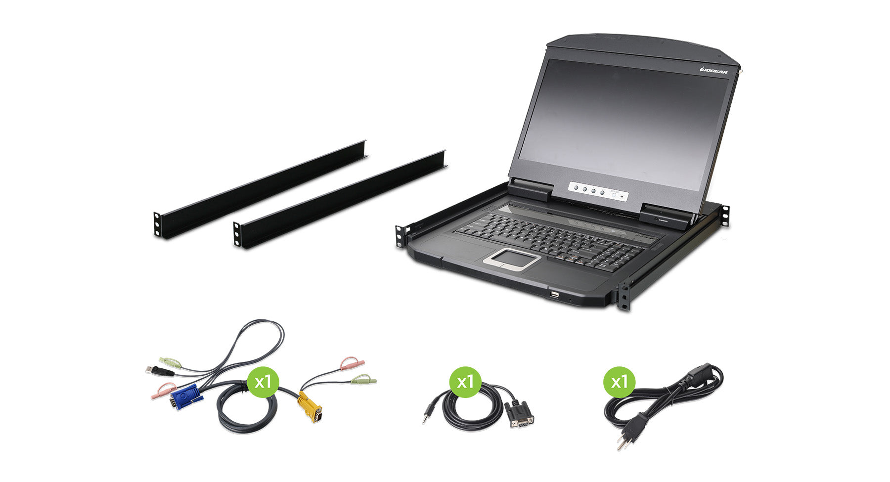 18.5" Widescreen Short Depth LCD Console with Audio
