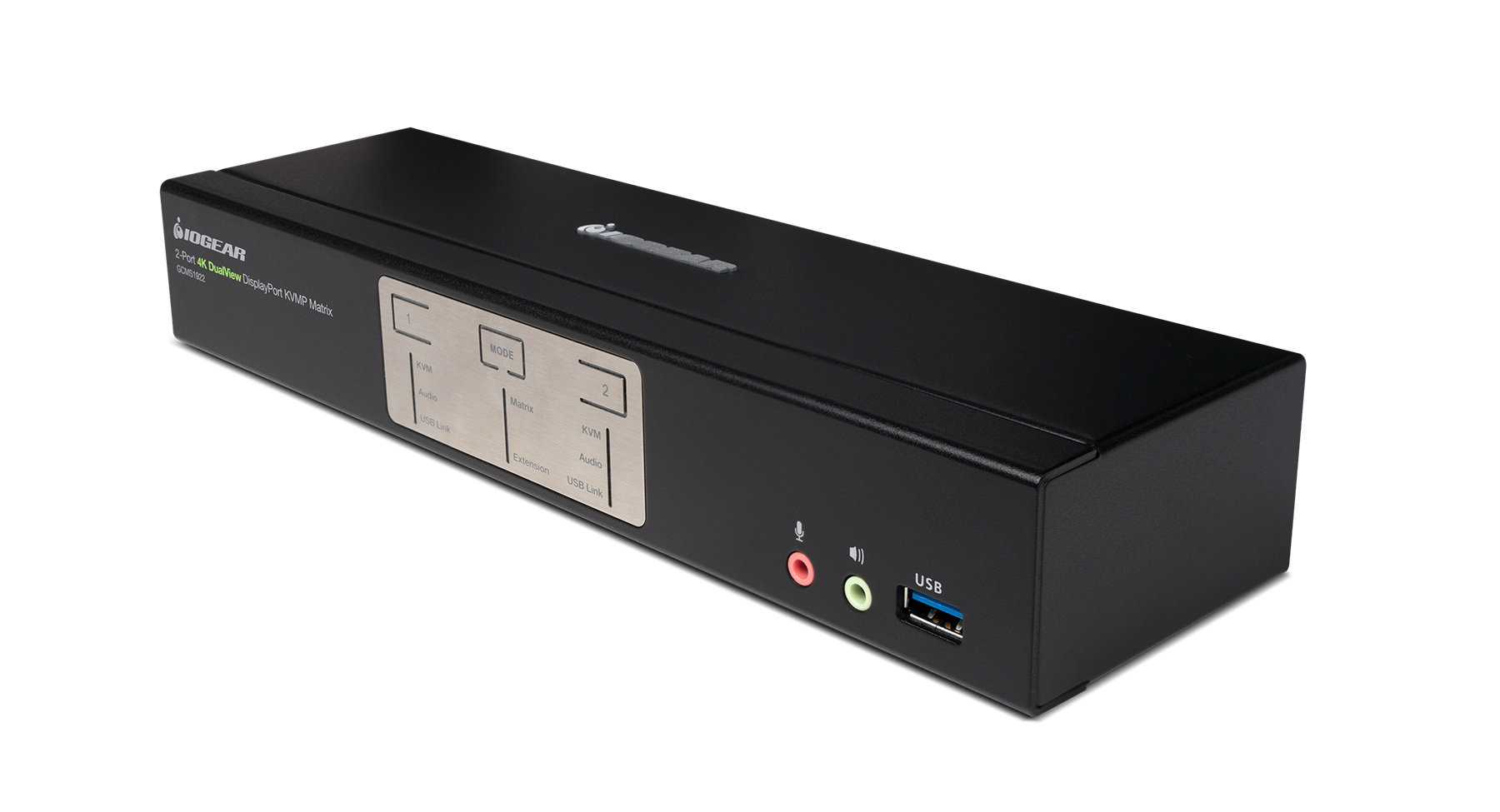 2-Port 4K Dual View DisplayPort Matrix KVMP (TAA)