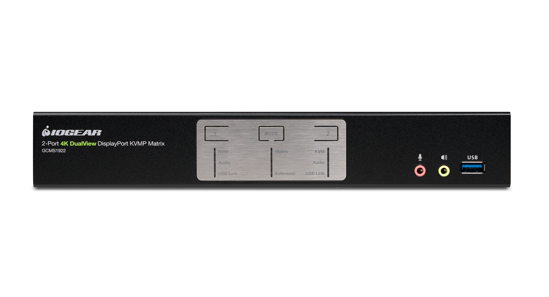 2-Port 4K Dual View DisplayPort Matrix KVMP (TAA)