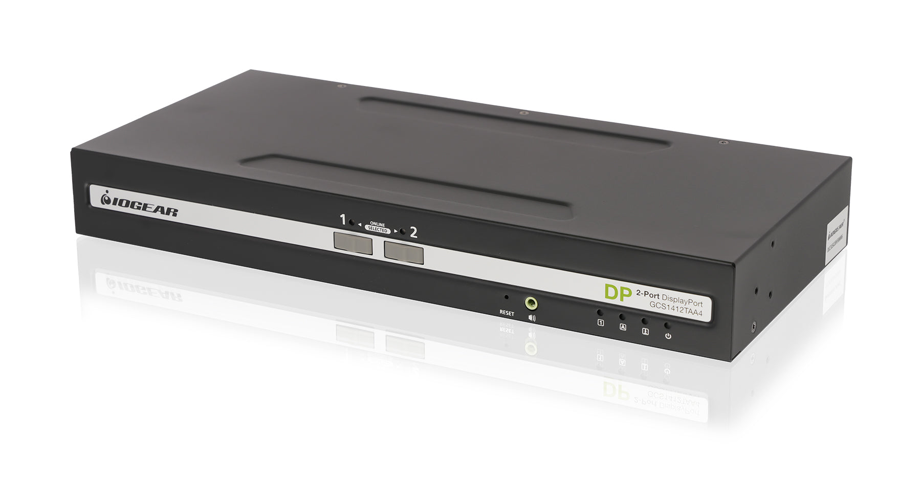 2-Port Single View DisplayPort Secure KVM Switch w/Audio