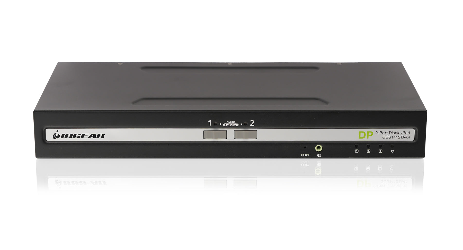 2-Port Single View DisplayPort Secure KVM Switch w/Audio