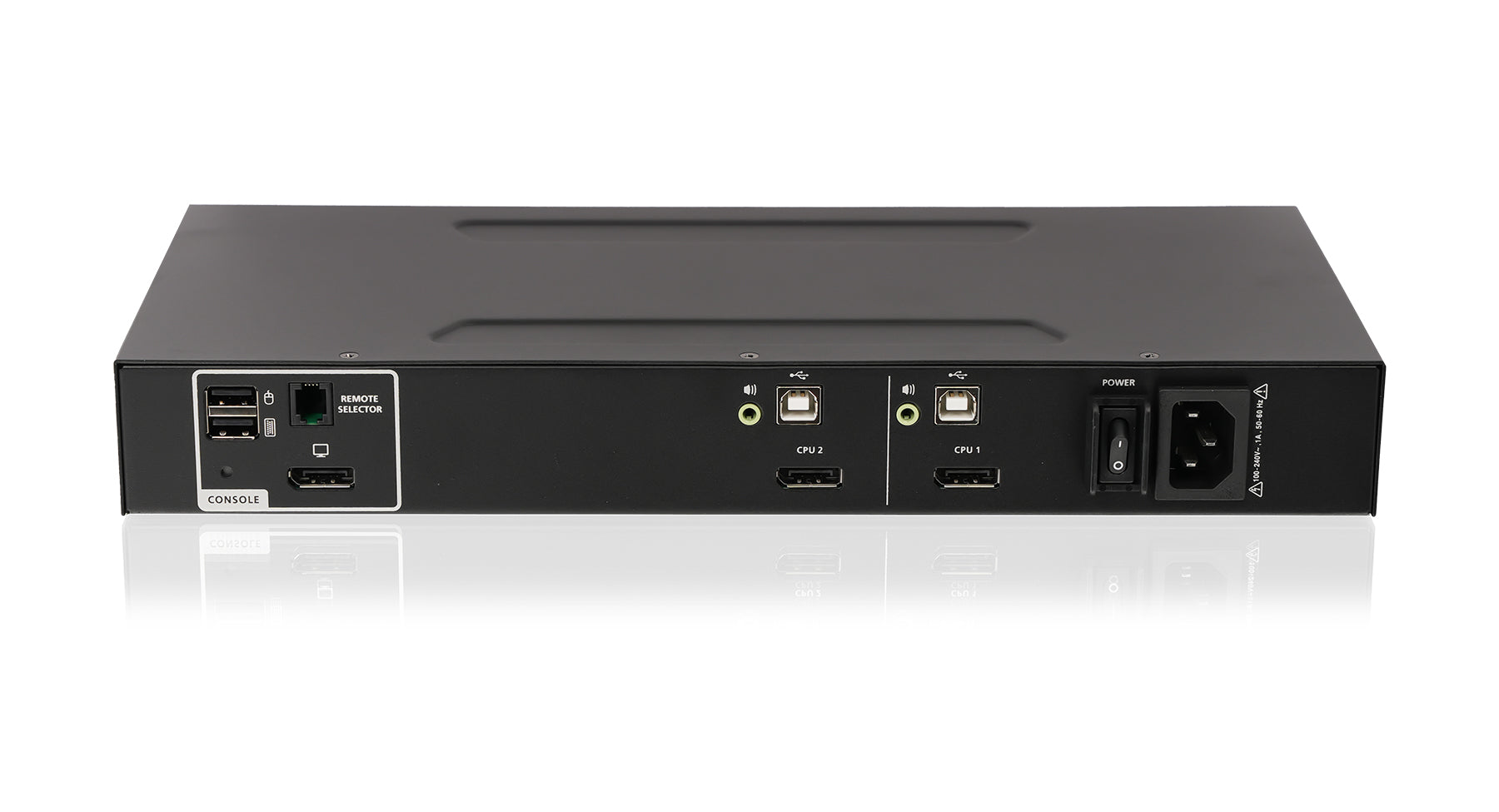 2-Port Single View DisplayPort Secure KVM Switch w/Audio