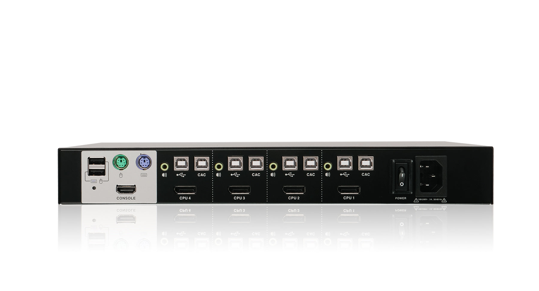 4-Port DisplayPort Secure KVM Switch (TAA)