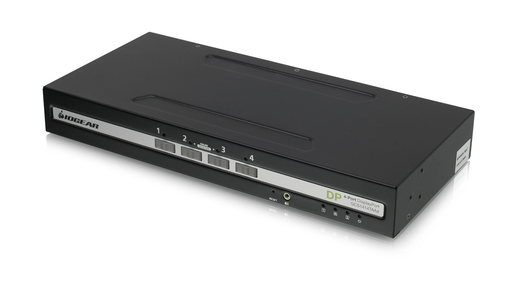 4-Port Single View DisplayPort Secure KVM Switch w/Audio