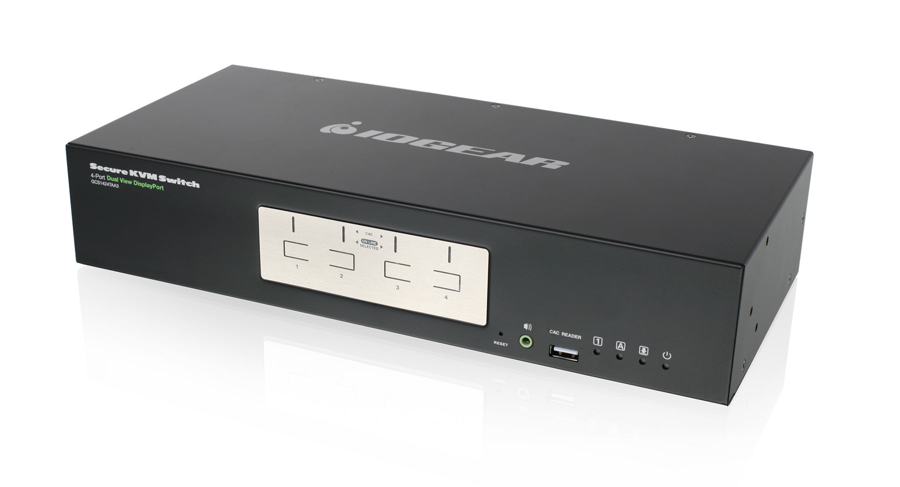 4-Port Dual View DisplayPort Secure KVM Switch (TAA)