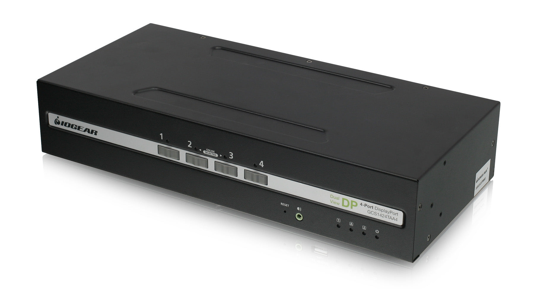 4-Port Dual View DisplayPort Secure KVM Switch w/Audio