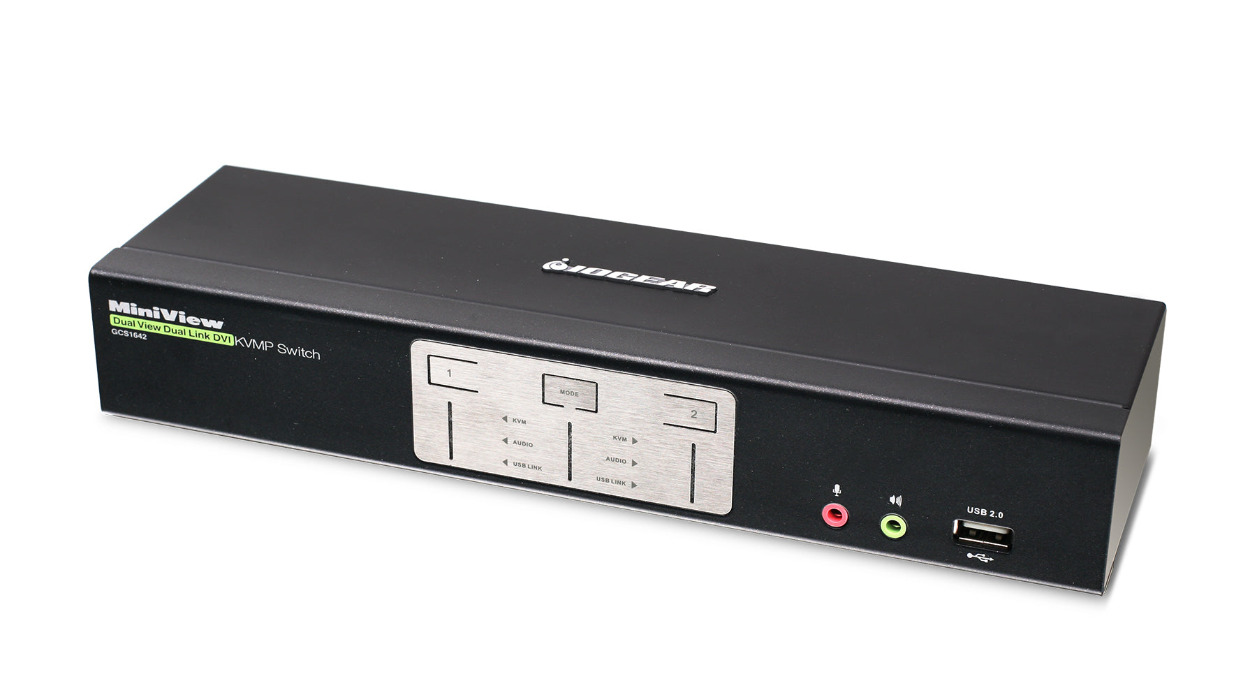2-Port DualView Dual-Link DVI KVMP Switch with Audio (TAA Compliant)