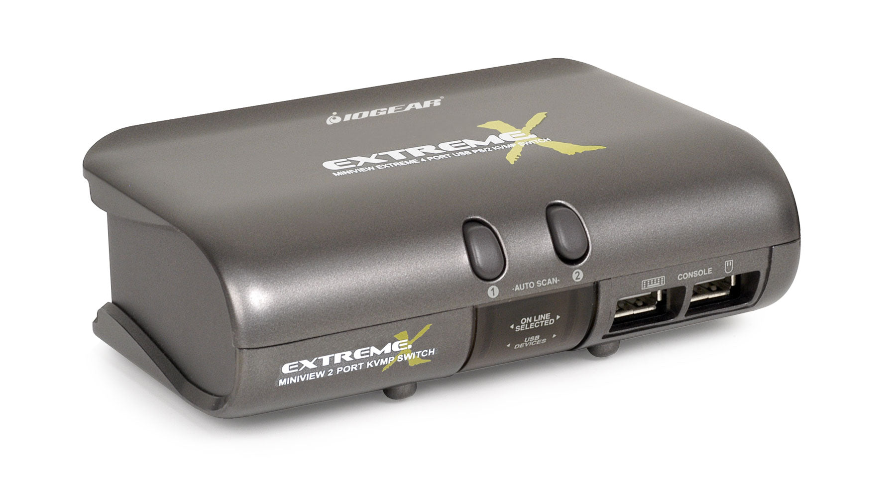 2-Port MiniView Extreme Multimedia KVMP Switch w/Cables
