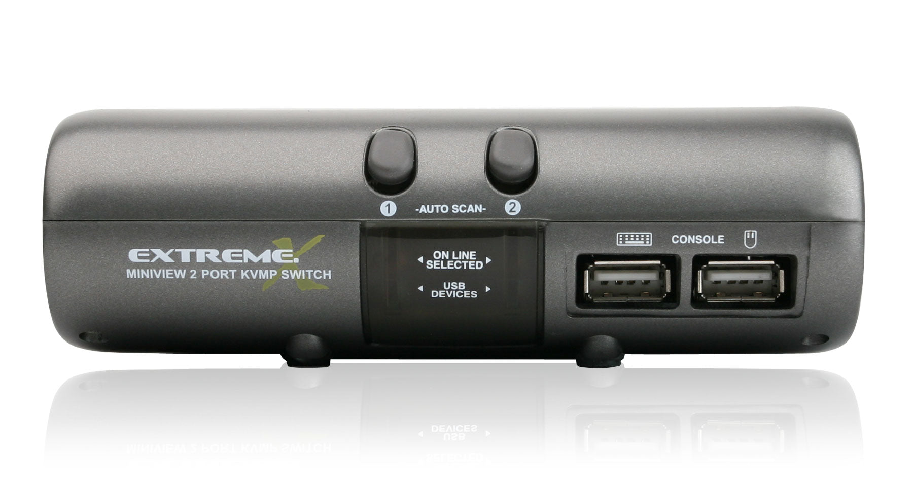 2-Port MiniView Extreme Multimedia KVMP Switch w/Cables
