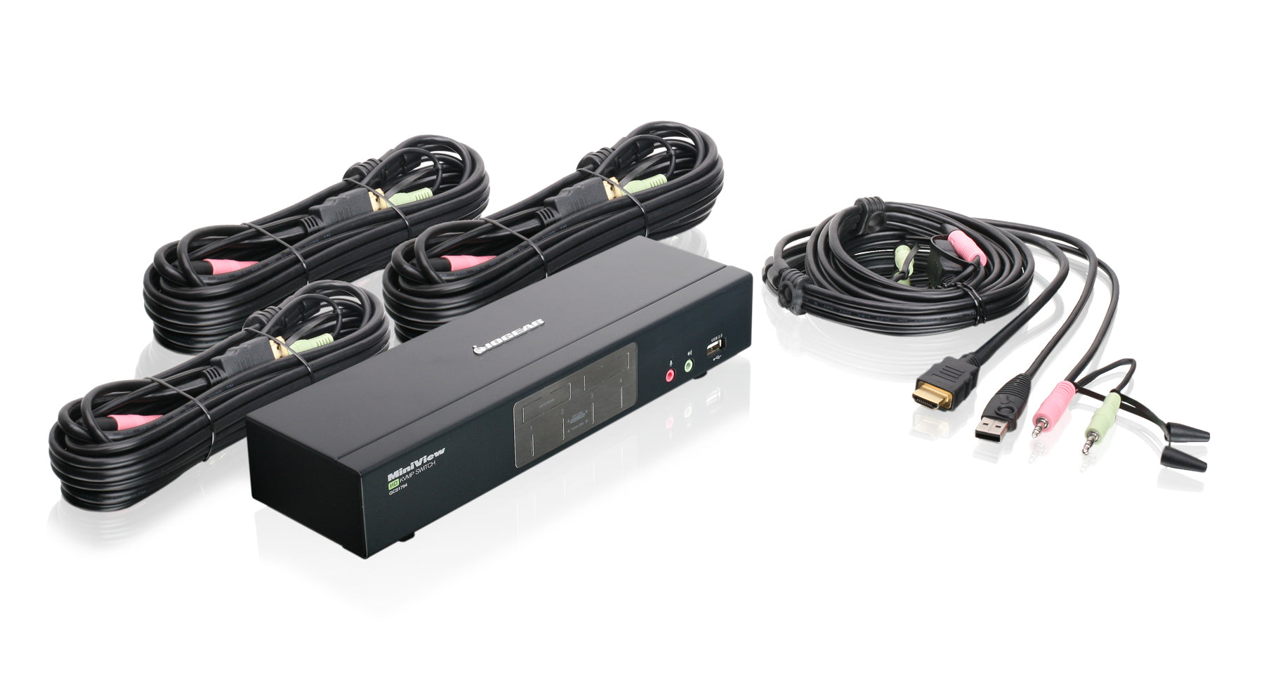 4-Port HDMI Multimedia KVMP Switch with Audio