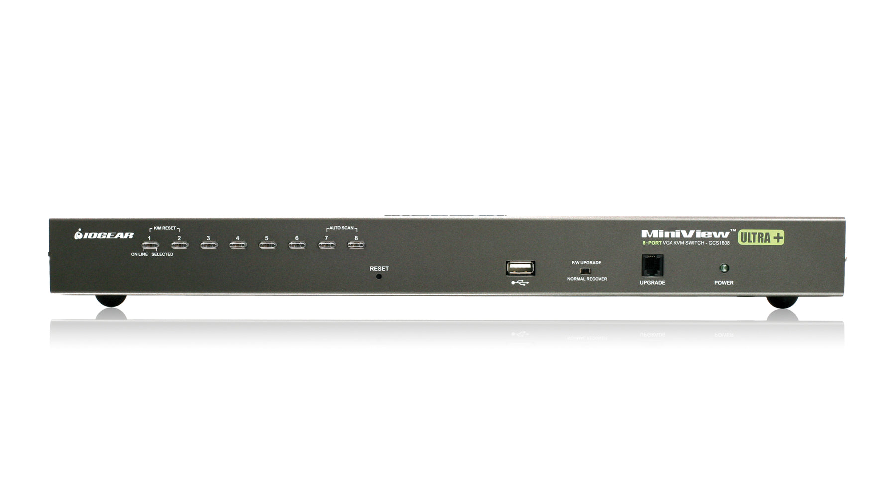 8-Port USB PS/2 Combo VGA KVM Switch with PS/2 KVM Cables (TAA)
