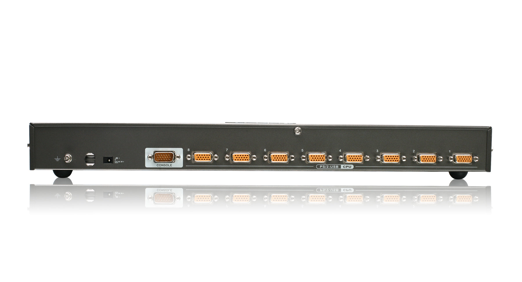 8-Port USB PS/2 Combo VGA KVM Switch with PS/2 KVM Cables (TAA)
