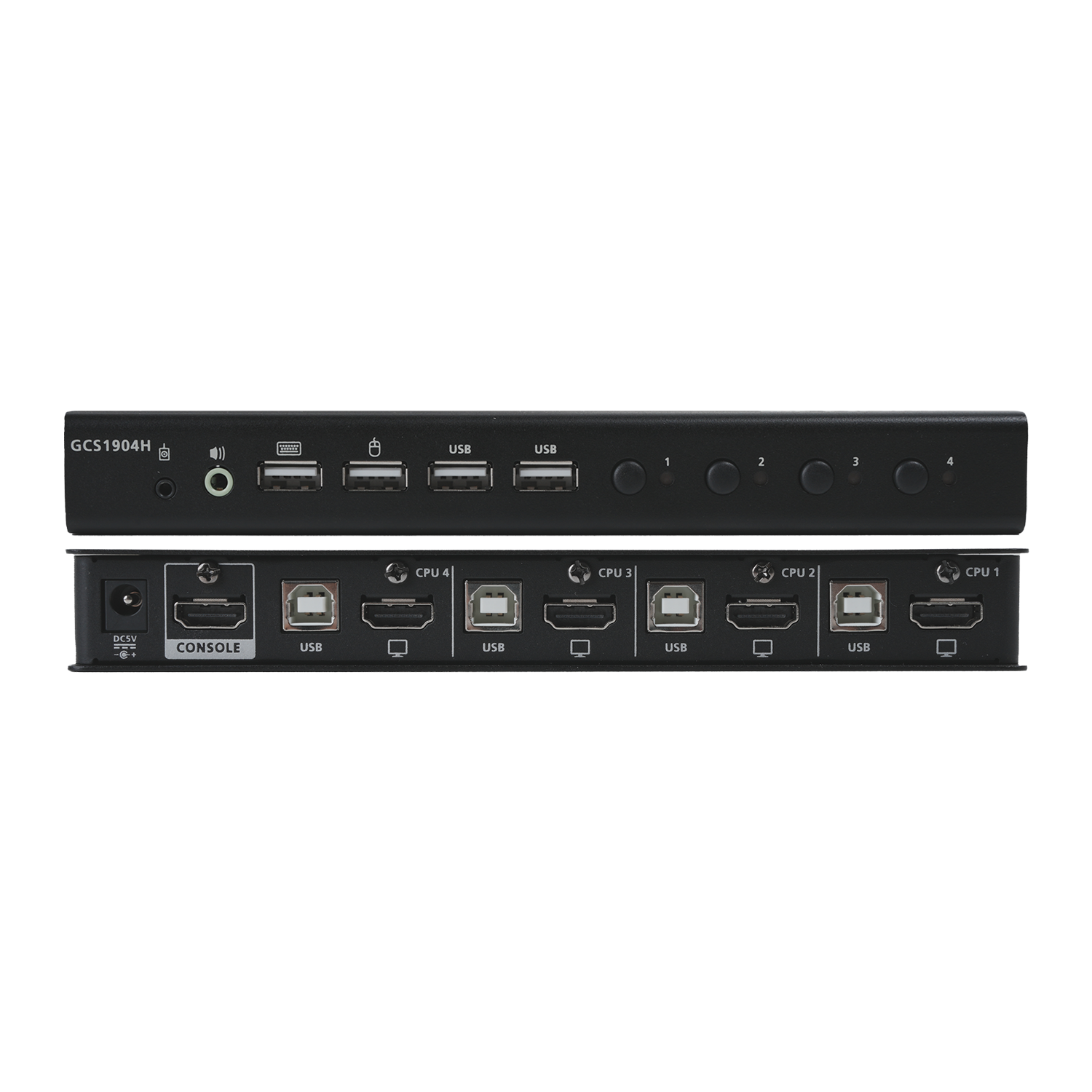 4-Port DisplayPort KVMP Switch with HDMI® connection USB 2.0 Hub and Audio