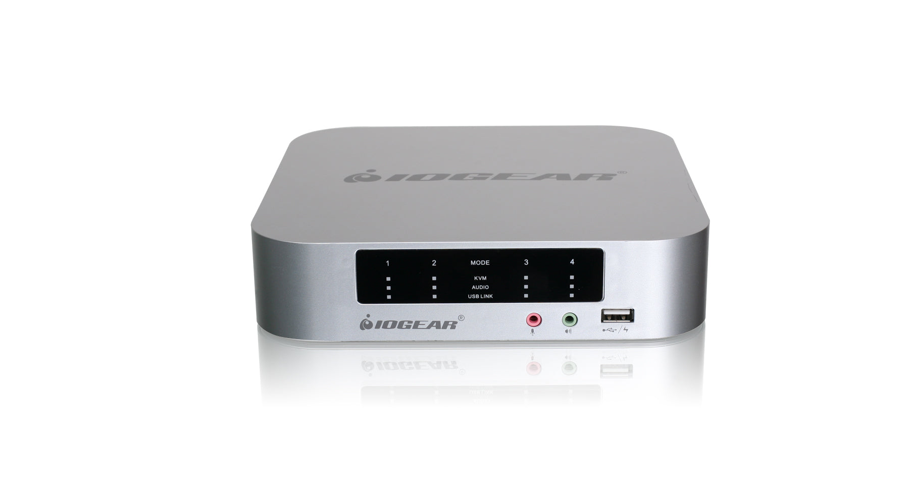 4-port DualView Mini DisplayPort KVMP Switch with Peripheral Sharing (TAA Compliant)