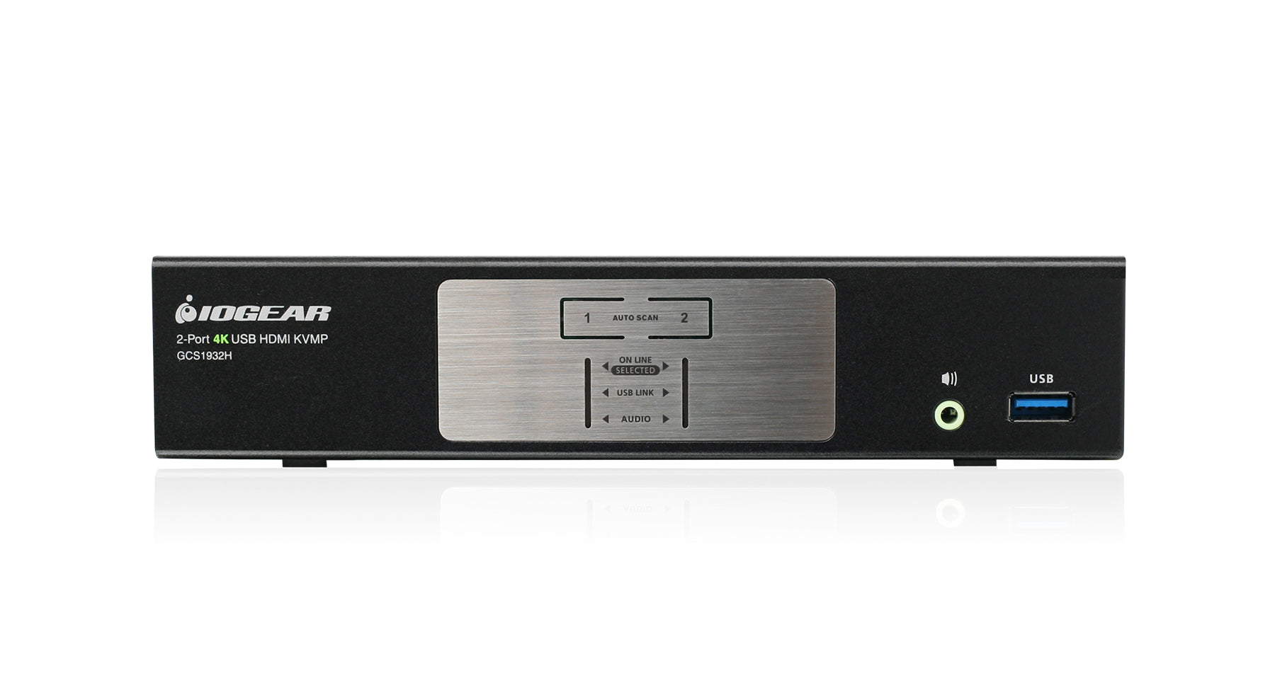 2-Port 4K KVMP Switch with HDMI® Connection, USB 3.0 Hub, and Audio