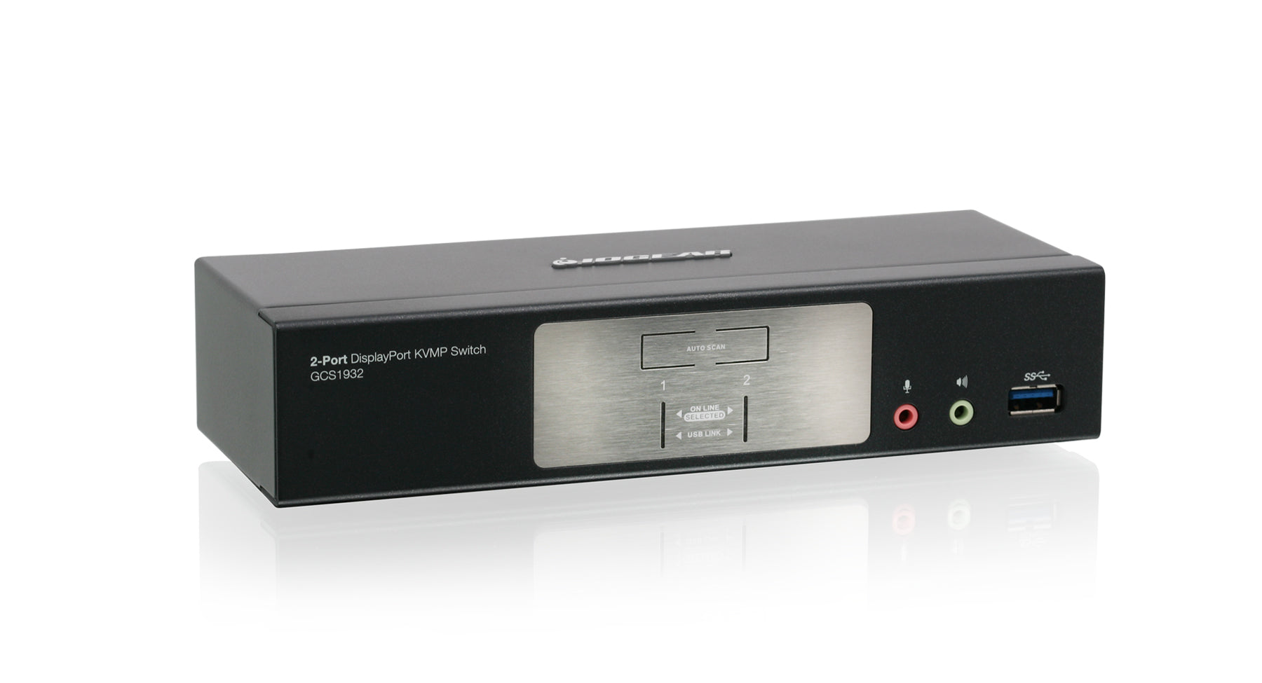 2-Port DisplayPort 1.2 KVMP Switch with USB 3.1 Gen1 Hub and Audio
