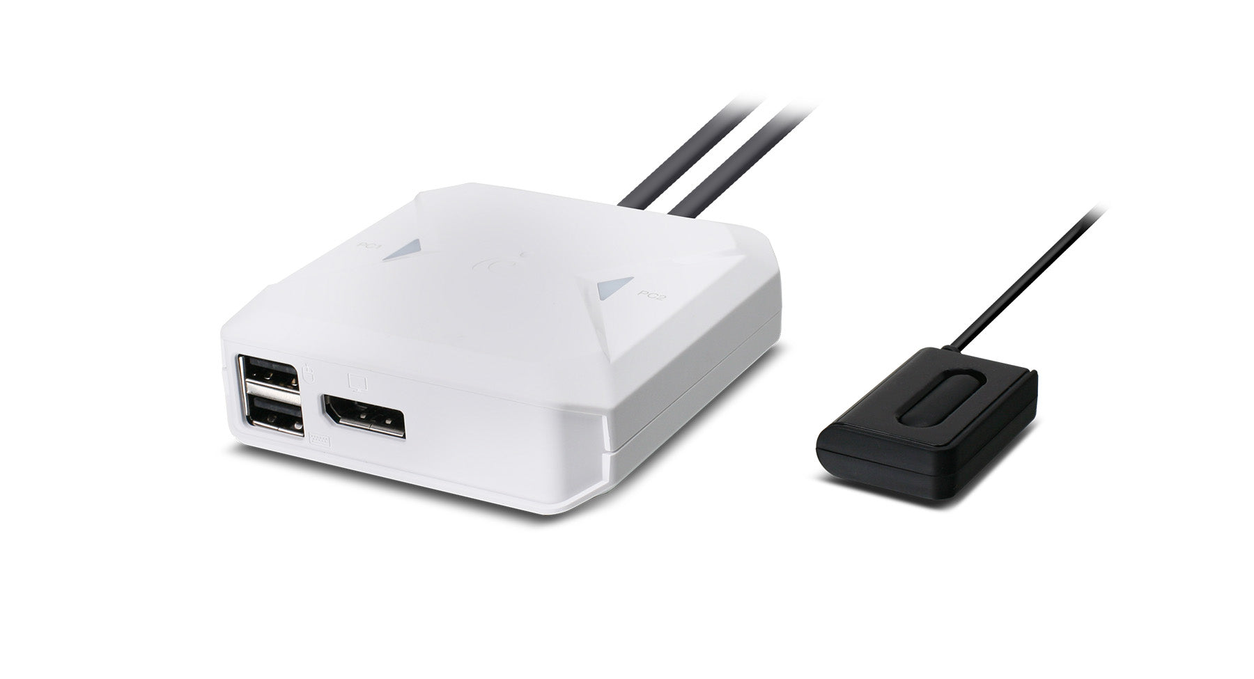 2-Port 4K USB-C KVM Switch with DisplayPort output