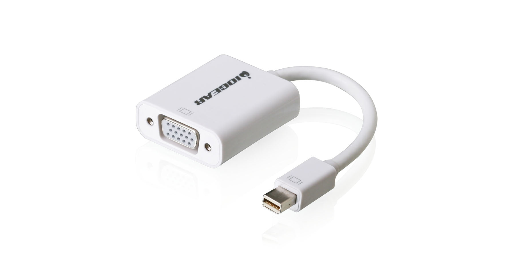 2-Port USB VGA Cable KVM with Mini DisplayPort Adapters