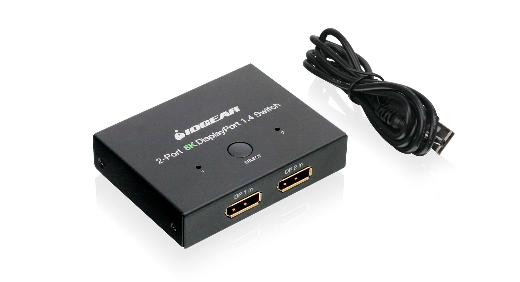 2-Port 8K DisplayPort 1.4 Switch