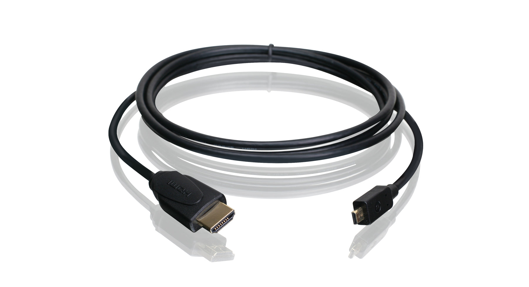 High Speed HDMI to Micro HDMI Cable with Ethernet 6.5 ft.