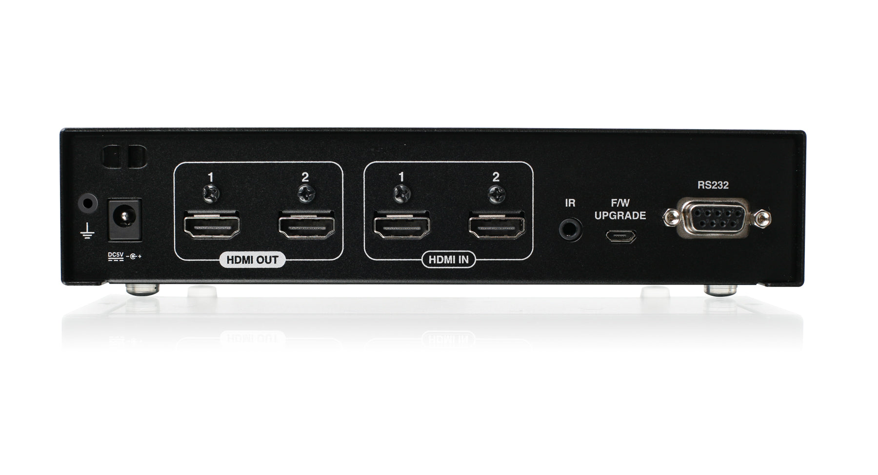 2x2 HDMI® Video Matrix Switch with Cinema 4K and RS-232 (TAA Compliant)