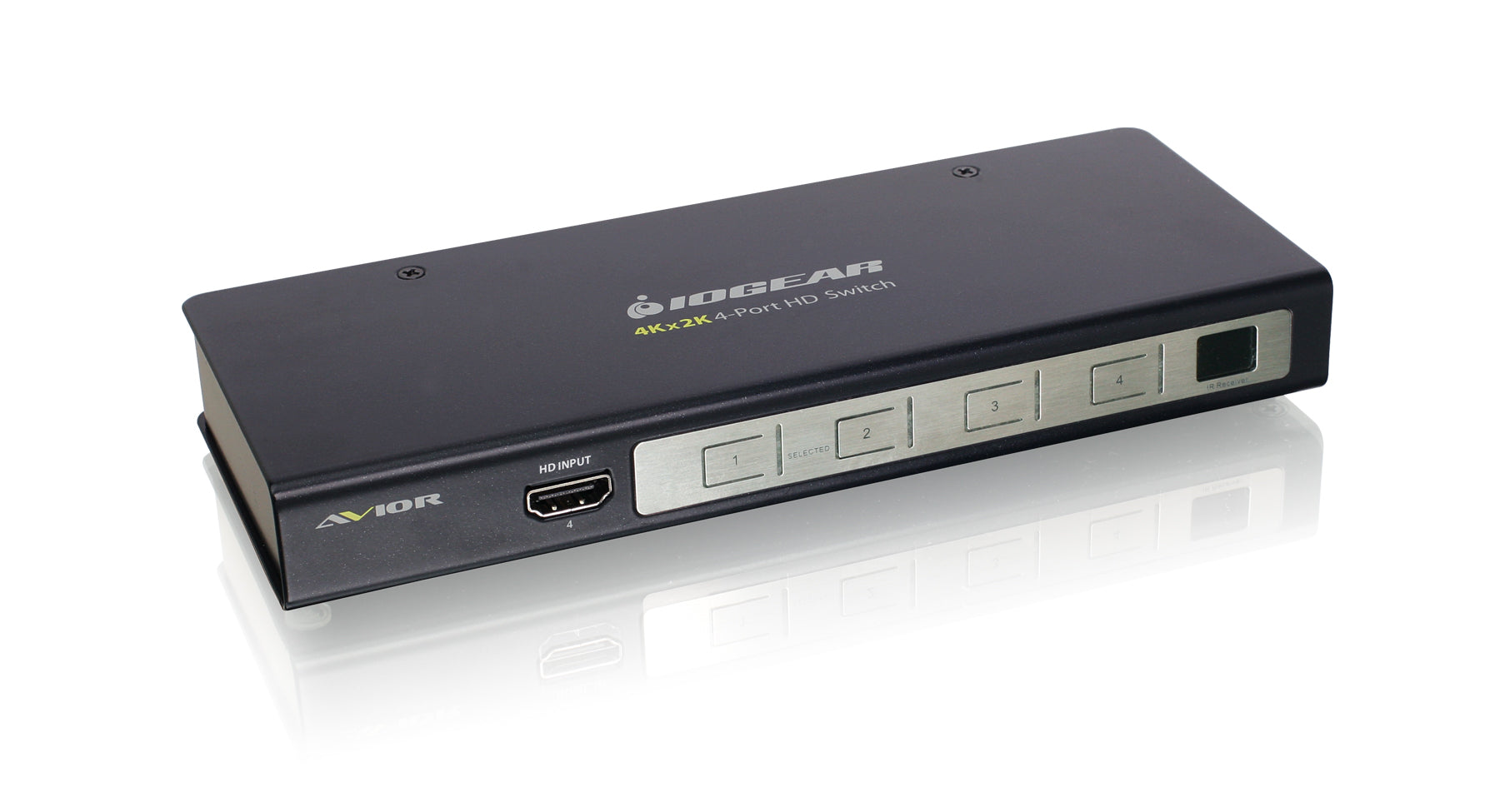 4K UHD 4-Port HDMI® Switch with RS-232 Support