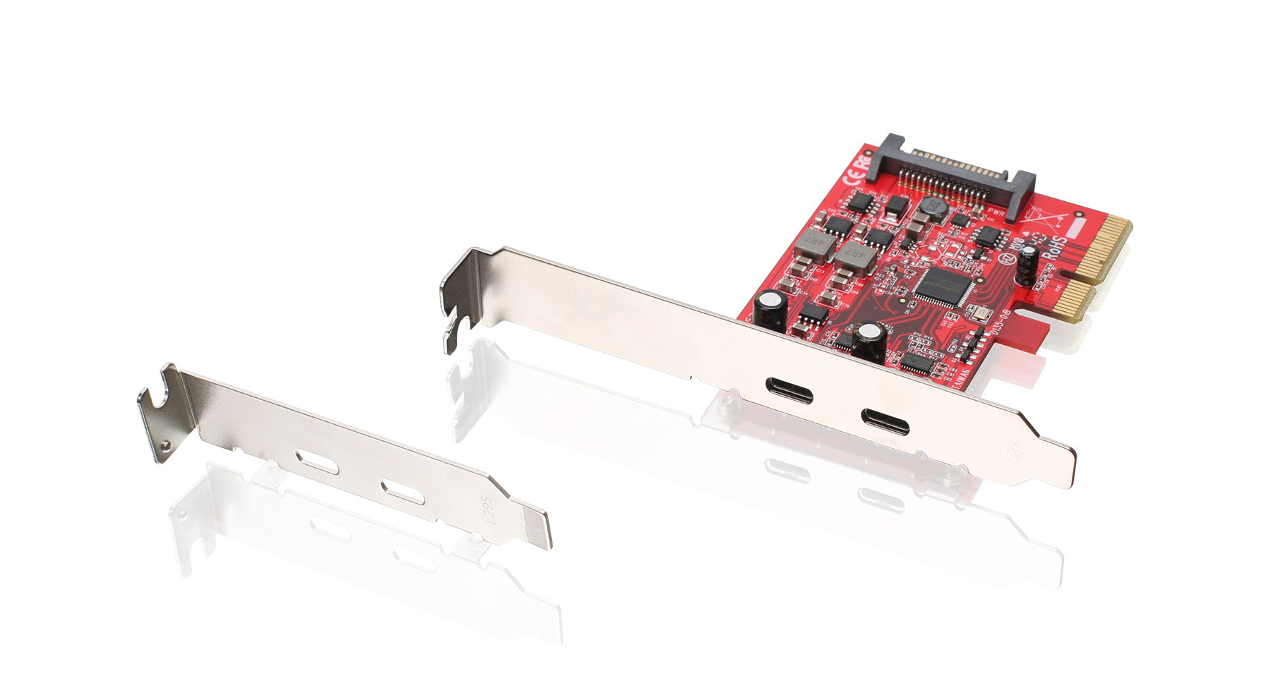 2-Port SuperSpeed+ USB-C PCI-Express Card (TAA)
