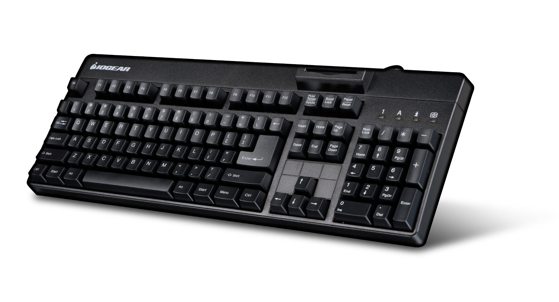 104-Key Keyboard w/ Built-in Common Access Card Reader