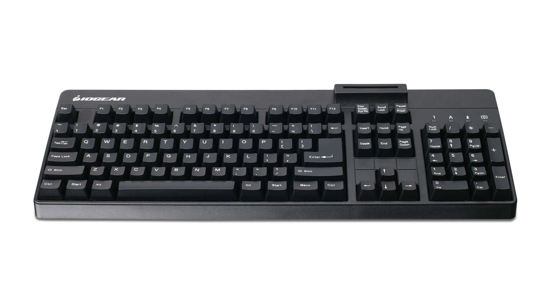 104-Key Keyboard w/ Built-in Common Access Card Reader