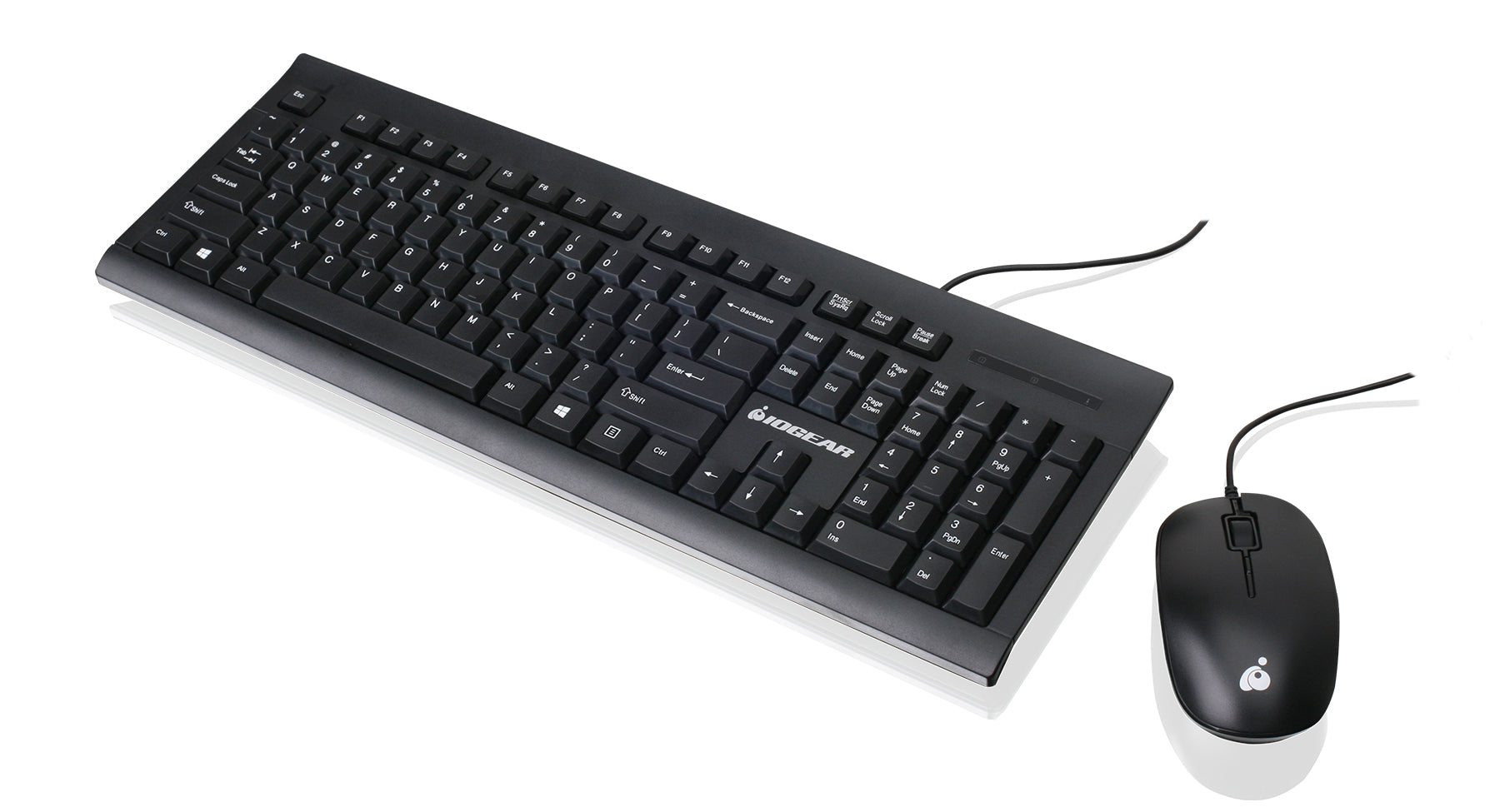 104-Key Spill-Resistant Keyboard and Mouse Combo