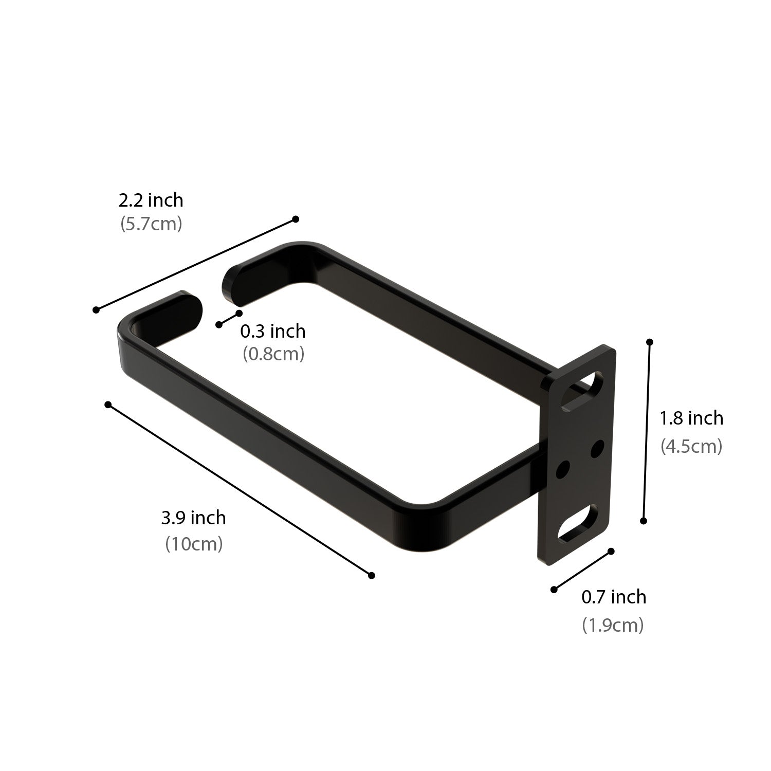 1U Cable Management Ring - 2.3x3.9in (5.7cmx10cm) (5 Pack).