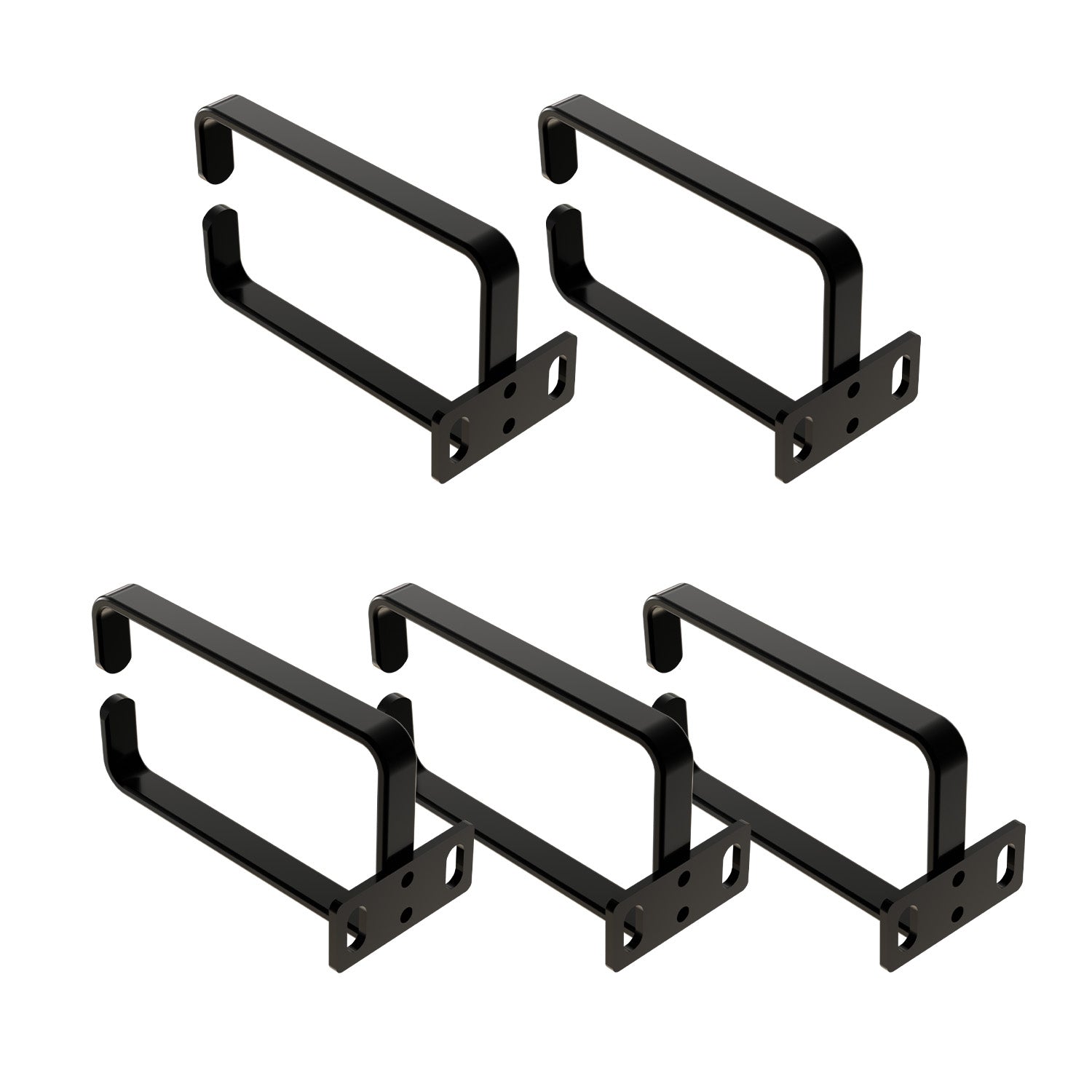 1U Cable Management Ring - 2.3x3.9in (5.7x10cm) (5 Pack)