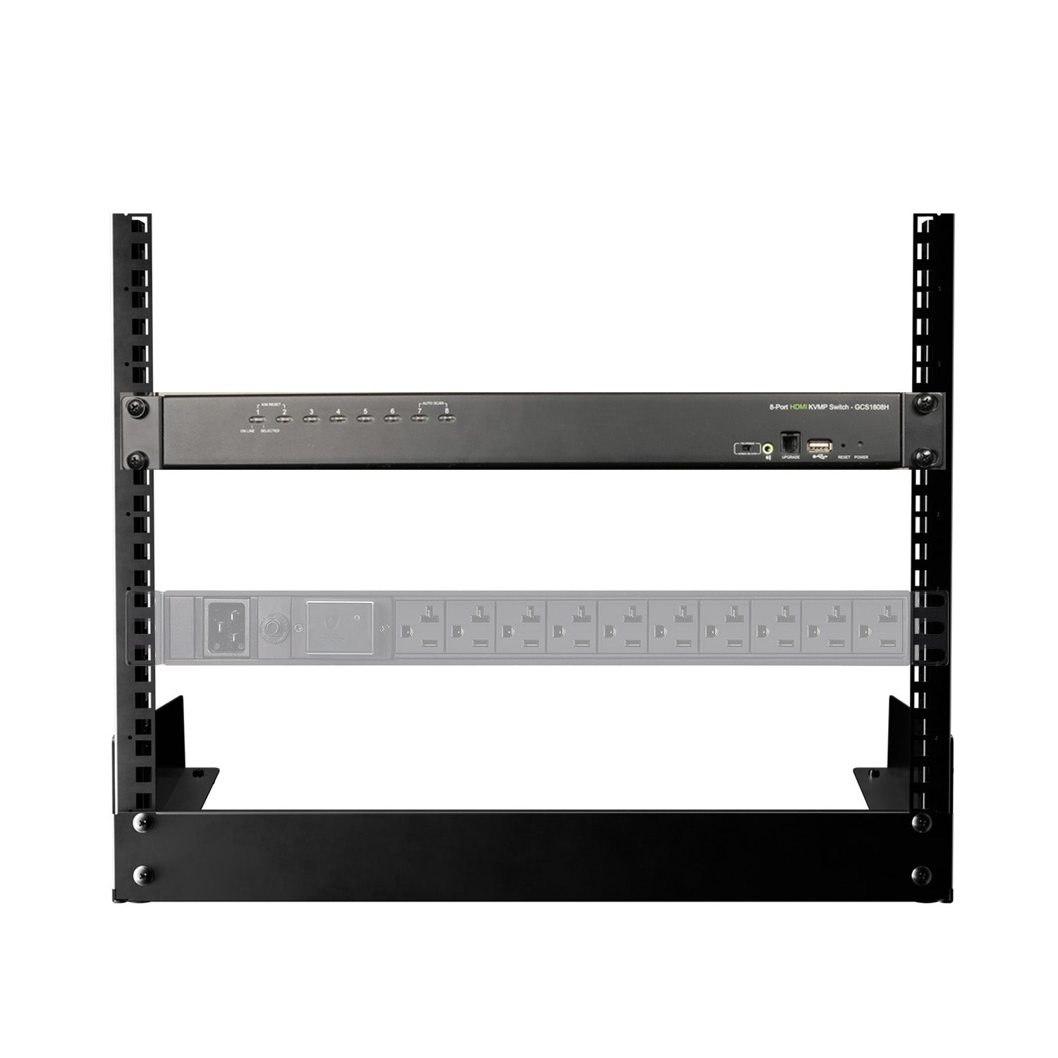 8U 19" Open Frame Desktop Rack
