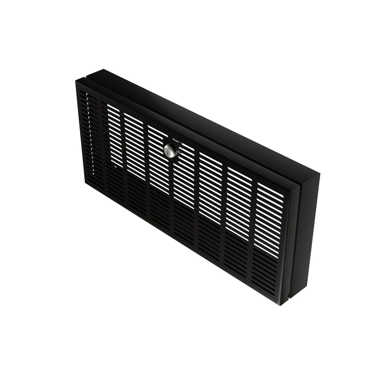 5U 19" Hinged Locking Security Panel.