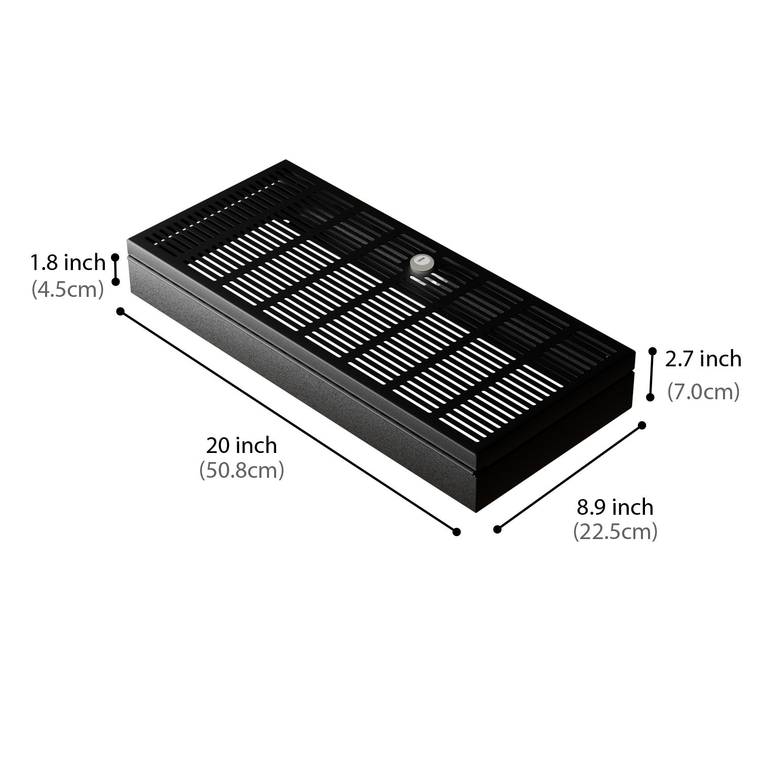 5U 19" Hinged Locking Security Panel