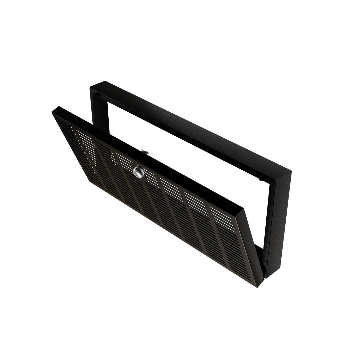 5U 19" Hinged Locking Security Panel.