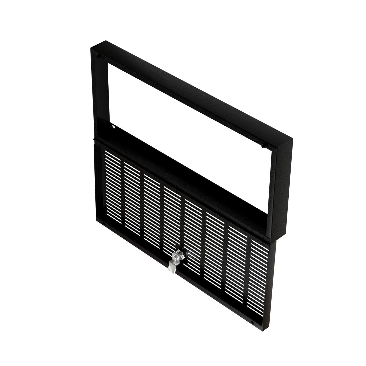 5U 19" Hinged Locking Security Panel.