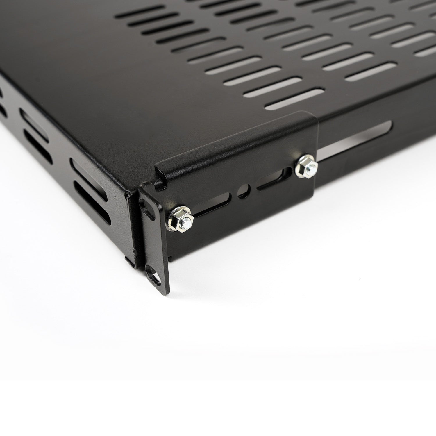 Adjustable Depth Heavy Duty Fixed Rack Shelf - Vented