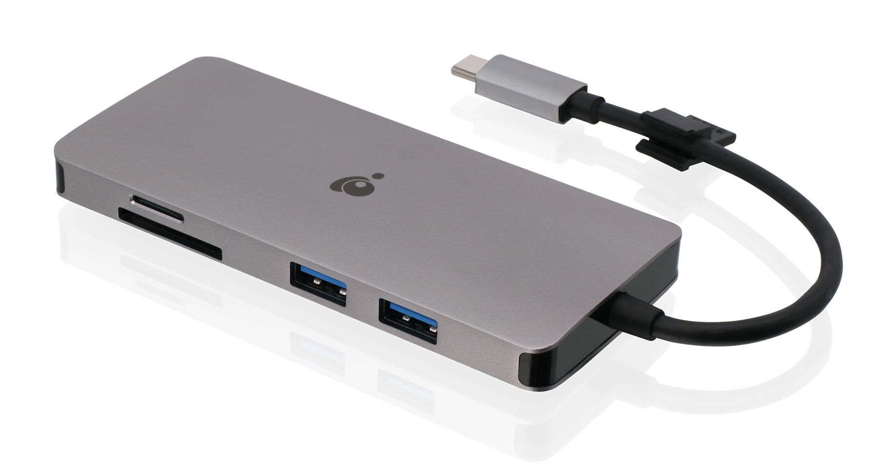 USB-C Dual HD Travel Dock with Power Pass through