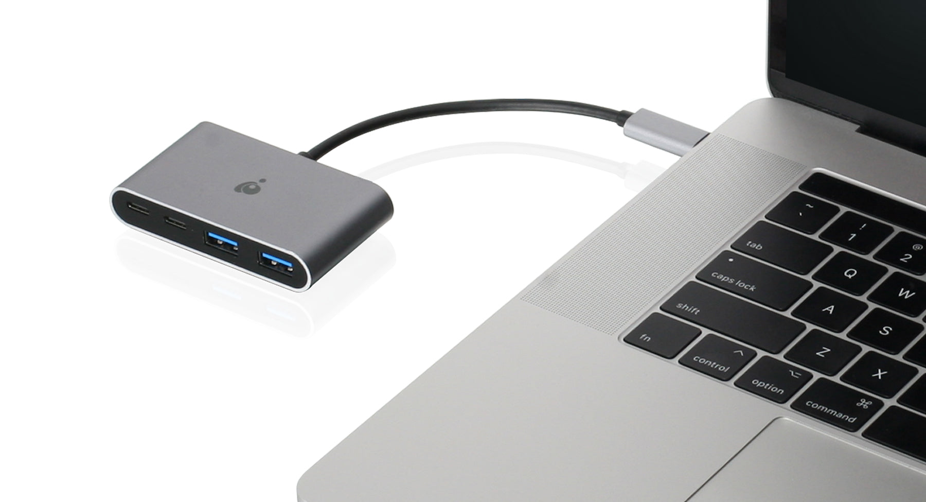 USB-C 10G 4-Port hub w/ 100 W Power Pass-Through