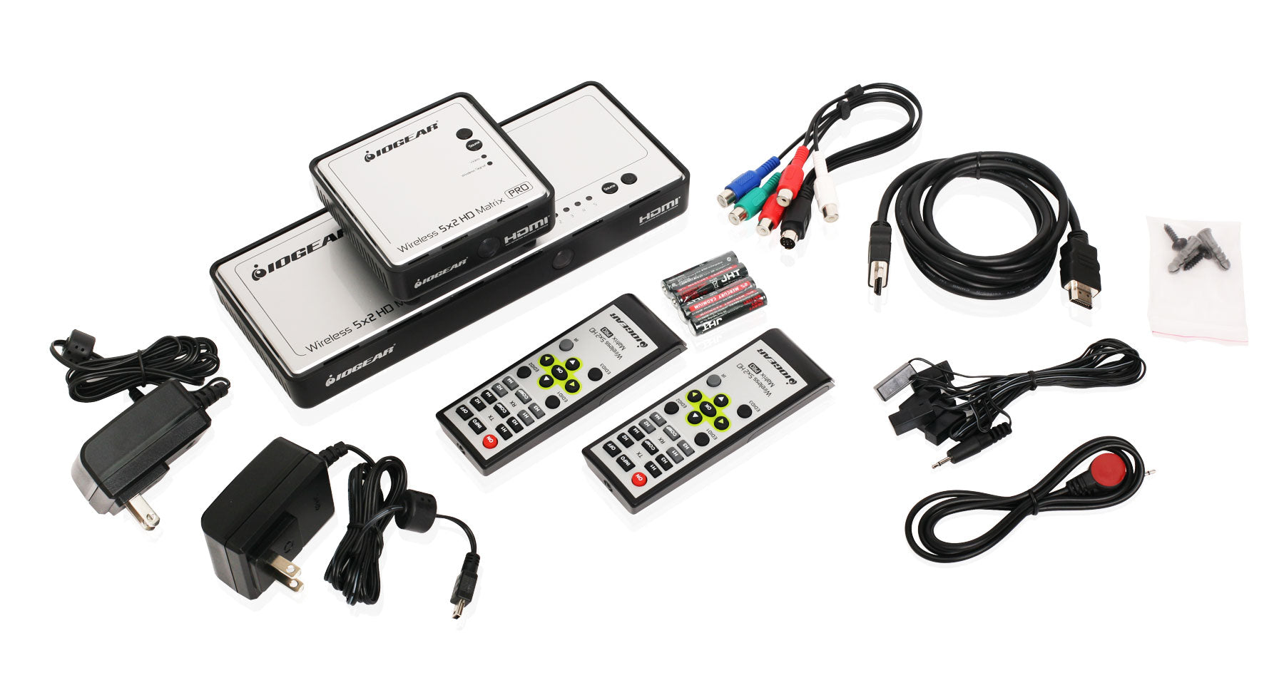 Long-Range HDMI® Wireless Video 5x2 Matrix PRO with 1 Receiver