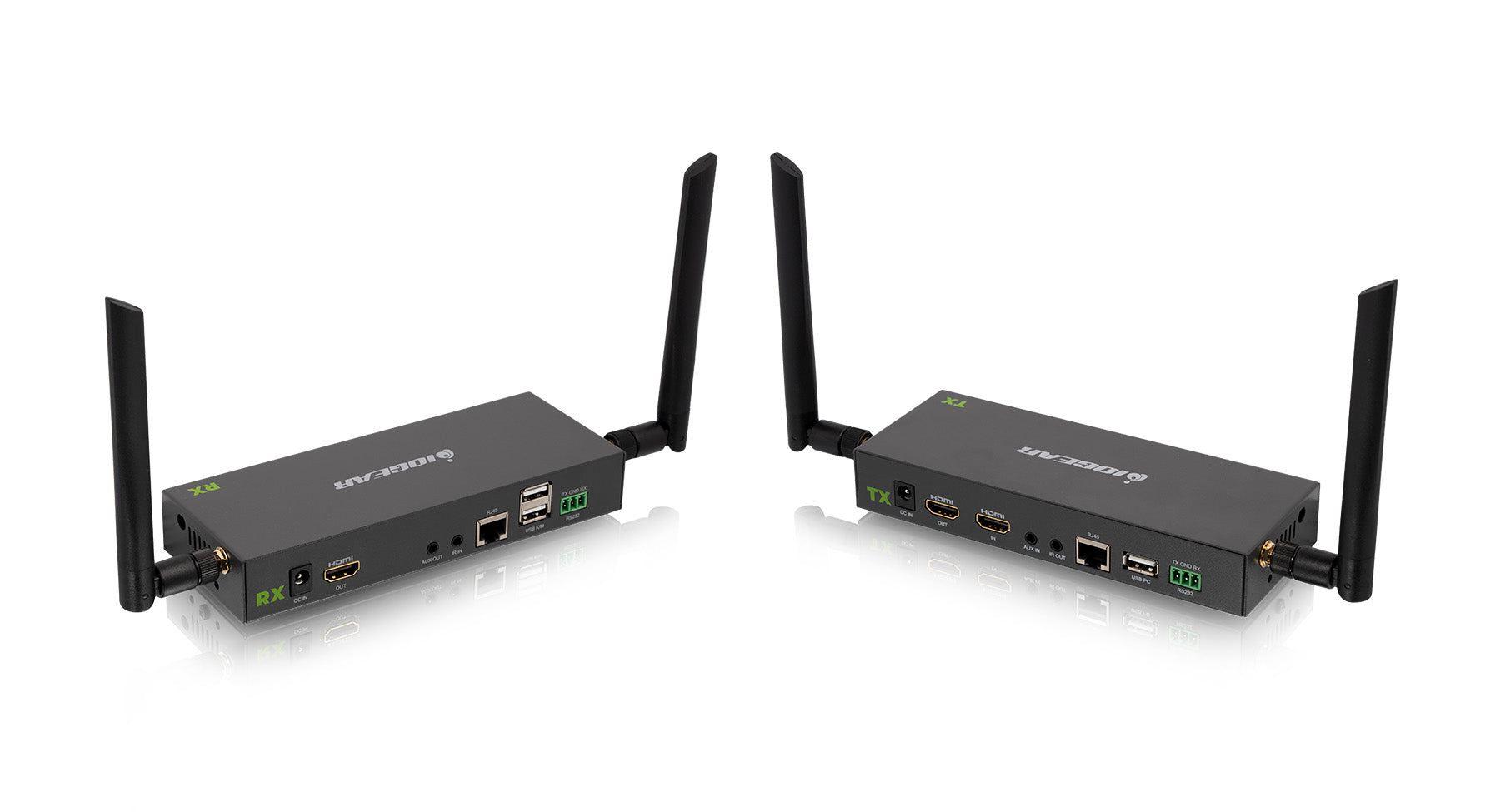 Long Range Wireless 4K HDMI Video Transmitter and Receiver Kit with Local Passthrough