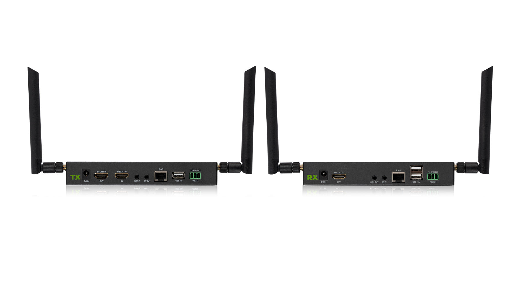 Long Range Wireless 4K HDMI Video Transmitter and Receiver Kit with Local Passthrough