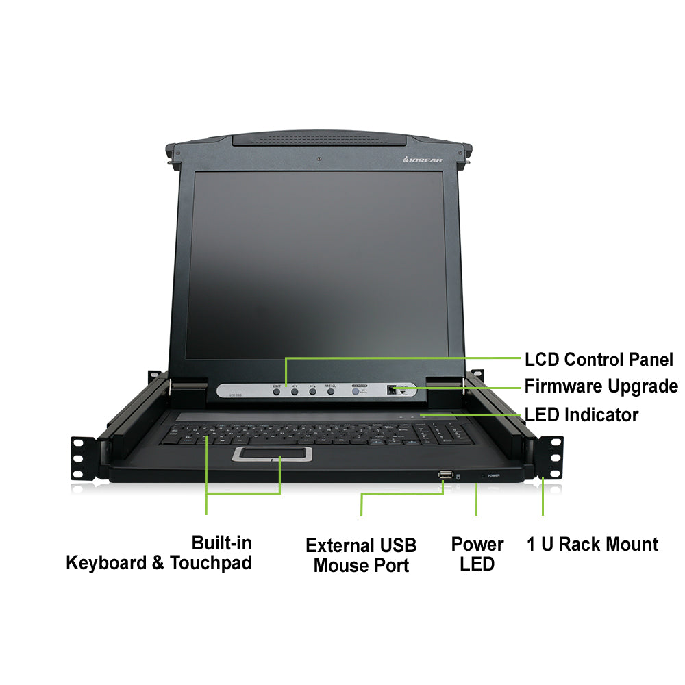 17" LCD KVM Combo Console