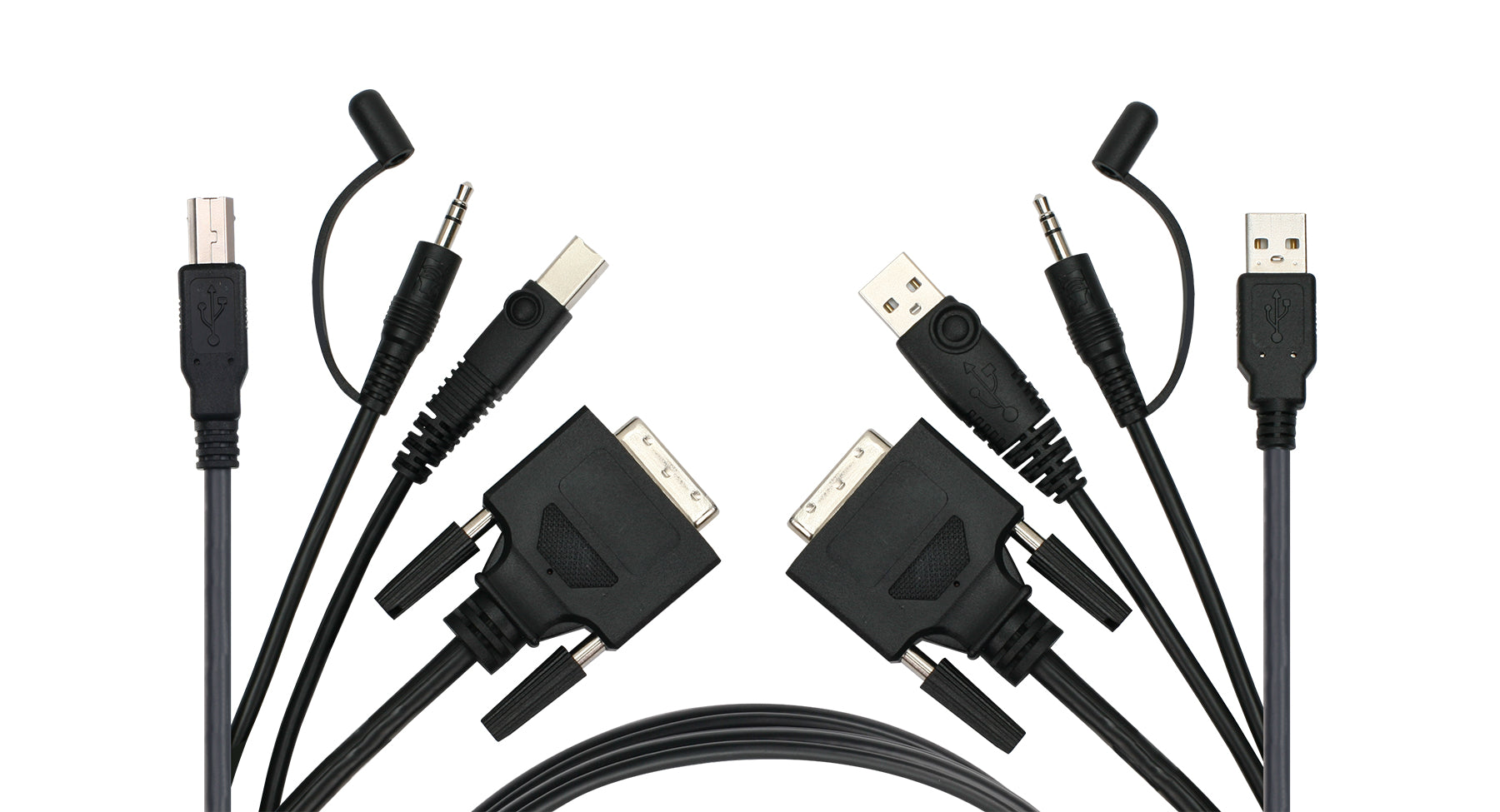 6 ft. DVI, USB KVM Cable Kit with Audio (TAA)
