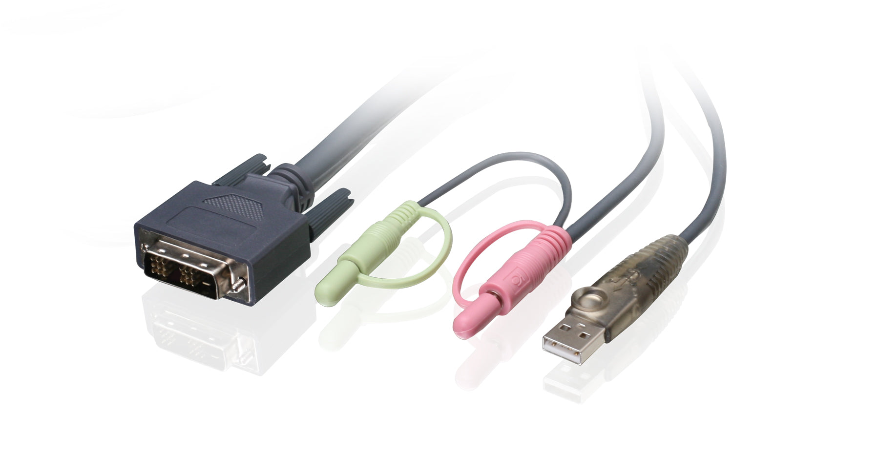 16 ft. (5 m) Single Link DVI-D USB KVM Cable