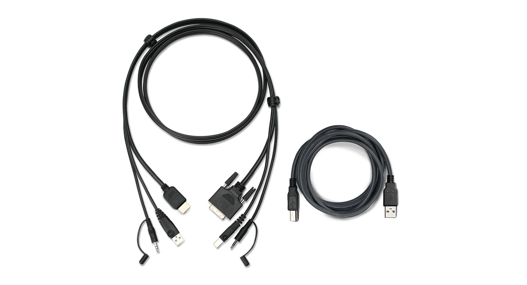 6 ft. HDMI to DVI, USB KVM Cable Kit with Audio (TAA)